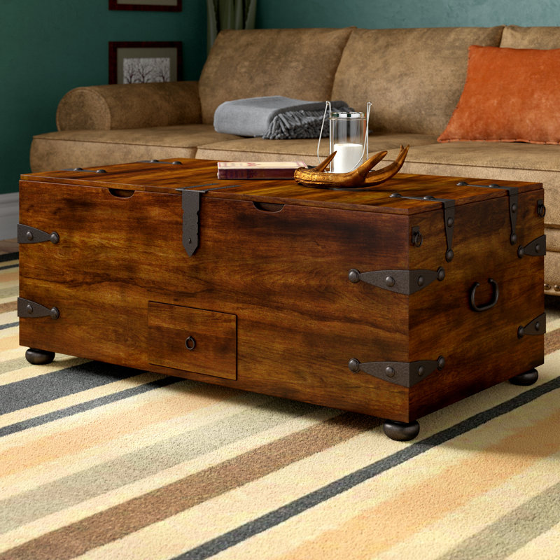 Castrejon Solid Wood Coffee Table